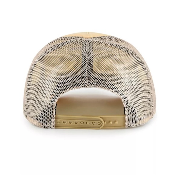 ‘47 Brand LA Dodgers Hat SnapBack Foam Front Mesh Trucker Tan Adjustable - Picture 2 of 2